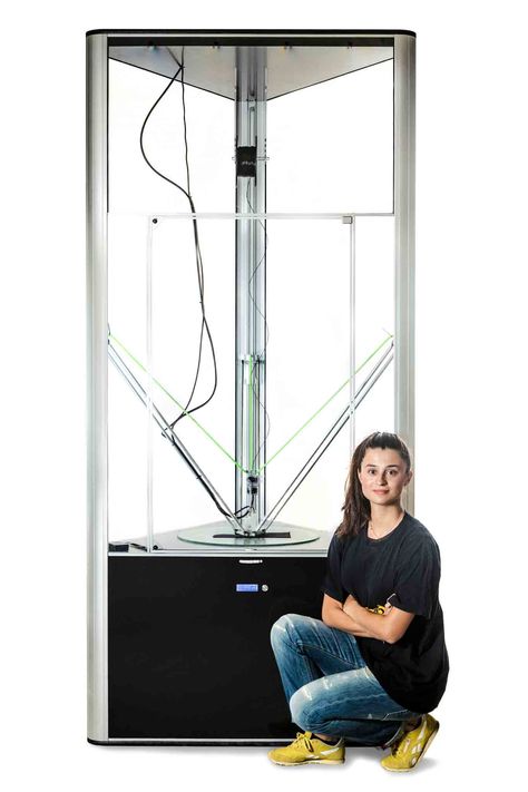 Large format 3d printer | Delta WASP 60100 | 3D Printers | WASP Big 3d Printer, Clay Extruder, Wooden Packaging, 3d Printing Business, Additive Manufacturing, 3d Printer Machine, 3d Printers, Wasp, Open Source