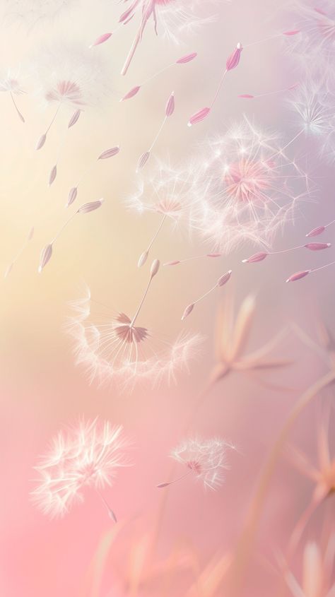 Promote your phone's style with this stunning dandelion pink iPhone wallpaper. The delicate pink hue adds a touch of elegance to your device, while the dandelion motif brings a sense of whimsy and nature. Let this wallpaper transform your screen into a work of art, showcasing your unique taste and personality. Stay connected in style with this free wallpaper. #iPhoneWallpaper #PinkPhone #DandelionPink #FreeWallpaper Cute Edgy Wallpaper, Peaceful Background, Pretty Wallpaper Iphone Girly Beautiful, May Aesthetic, Pretty Wallpaper Iphone Girly, Black Lockscreen, May Wallpaper, Wallpaper Iphone Pretty, Pink Iphone Wallpaper