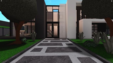 House Decorating Ideas Apartments, Tiny House Layout, Driveway Design, Minecraft House Designs, Unique House Design, Beautiful House Plans, Unique Houses, Roblox Pictures, House Blueprints