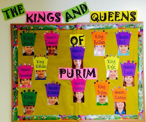 Happy Purim~ preschool bulletin board Purim Crafts Preschool, Purim Preschool, Preschool Bulletin Board, Purim Crafts, Jewish Preschool, Craft For Preschool, Happy Purim, Jewish Crafts, Hebrew School