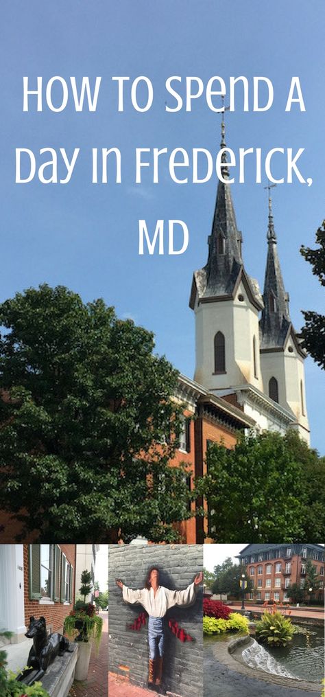 How to spend a day or two in Frederick, MD #travel Frederick Maryland Things To Do, Frederick Md Downtown, Downtown Frederick Maryland, Things To Do In Maryland, Maryland Day Trips, Maryland Vacation, Roadside America, Frederick Maryland, East Coast Road Trip