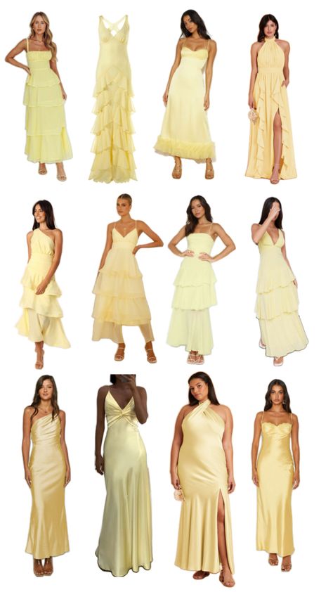 Butter Yellow Bridesmaid Dresses, Bridesmaid Dresses Yellow, Yellow Bridesmaid, 2025 Wedding, Yellow Bridesmaid Dresses, Yellow Bridesmaids, Wedding Attire Guest, Bridesmaids Dresses, Wedding Attire