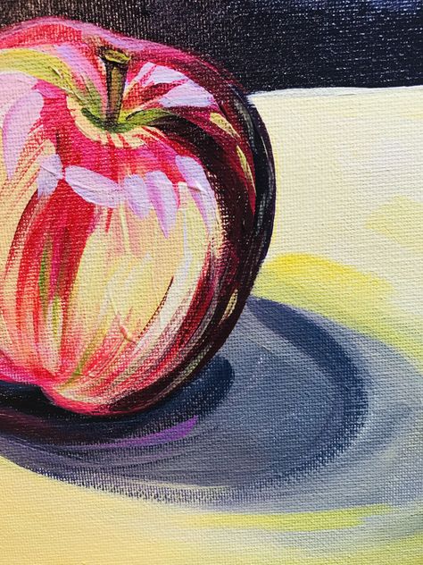 Still Life Acrylic Painting Easy, Still Life Acrylic Painting Tutorial, Still Life Acrylic Painting, Acrylic Still Life, Paint With Acrylics, High School Lesson Plans, High School Art Lessons, Beginners Painting, Art Pins