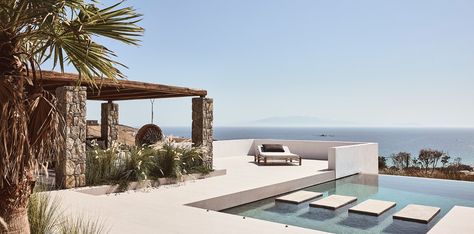 Aqua | 6 BR Mykonos Villas, Mykonos Town, Dream Hotels, Rest House, Aqua Terra, Garden Villa, Luxury Villa Rentals, Garden Maintenance, Floating House