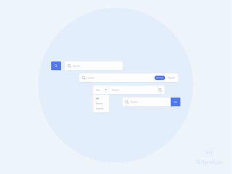 Search Bars UI Design Website Search Design, Search Ux Design, Search Web Design, Search Bar Ui, Search Ui Design, Search Bar Design, Search Ui, Ui Design Mobile, Flat Web Design