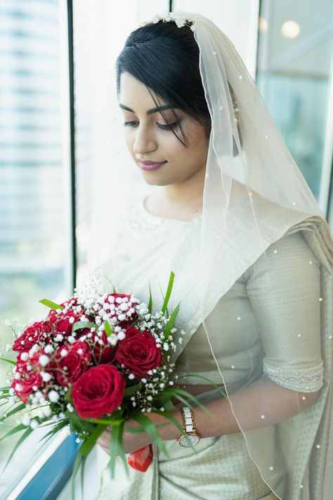 Pentecostal wedding Pentecostal Engagement Pictures, Indian Pentecostal Wedding, Pentacostal Weddings, Pentecostal Wedding Dress, Pentecostal Wedding, Christian Bridal Saree, Indian Bride Poses, Christian Bride, Bride Poses