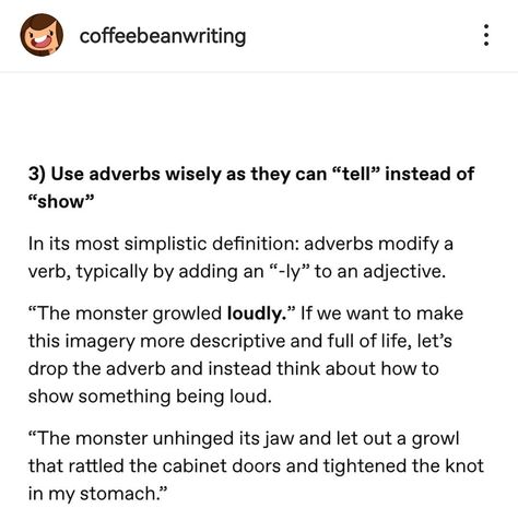 Show Vs. Tell Example Show Vs Tell, Showing Vs Telling In Writing, Show Don't Tell Writing Examples, Show Don't Tell Writing, Show Don't Tell, Show Dont Tell, Fiction Writing, Body Language, Writing Prompts