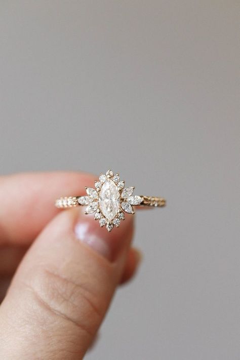 Unique Engagement Rings Non Traditional Vintage, Bohemian Engagement Ring, Olive Avenue, Olive Avenue Jewelry, Unique Engagement Rings Rose Gold, Dream Wedding Ring, Pretty Engagement Rings, Ring Inspo, Cute Engagement Rings