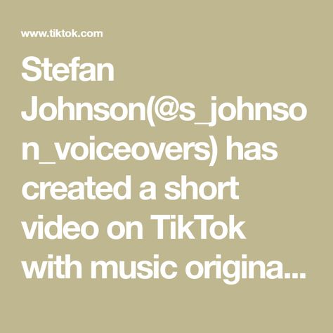 Stefan Johnson(@s_johnson_voiceovers) has created a short video on TikTok with music original sound. #voiceover #funny #fall #lol Taylor Girlz, Wedding Signs Diy, Natural Colon Cleanse, Natural Blondes, Moving Tips, Better Day, Umbrella Academy, Piano Music, Wedding Tips