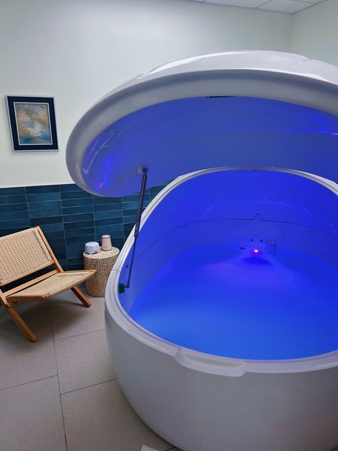 Sensory deprivation float tank Float Tank Aesthetic, Sensory Deprivation Tank, Float Room, Float Tank, Deprivation Tank, Sensory Deprivation, Spa Days, Zen Space, Wellness Inspiration