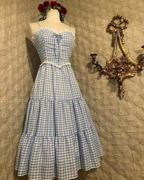 Aesthetic Sun Dress, Prairie Aesthetic, Dr Doolittle, Vintage Sun Dress, Retro Studio, Prairie Dresses, Vintage Sundress, Vintage Prairie Dress, Cute Dress Outfits