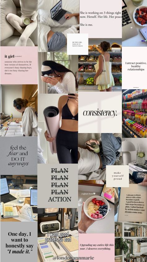 Dream Lifestyle Motivation, Girl Vision Board, Board Wallpaper, Vision Board Examples, Fitness Vision Board, Wallpaper 2024, Vision Board Wallpaper, Dream Vision Board, Vision Board Affirmations