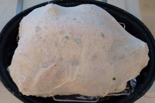 Cheesecloth Herb Roasted Turkey : 13 Steps (with Pictures) - Instructables Cheesecloth Turkey Recipe, Cheesecloth Turkey, Basting A Turkey, Marinated Turkey, Herb Roasted Turkey, Basting Sauce, Roast Turkey Recipes, How To Make Turkey, Oven Roasted Turkey