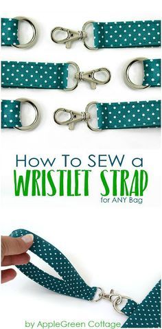 How to add a DIY wristlet strap to any bag you already have. Transform any zipper pouch into a grab-and-go clutch, using this easy beginner sewing tutorial. You'll love it! Beginner Sewing, Sewing Tutorials Free, Beginner Sewing Projects Easy, Leftover Fabric, Sewing Projects For Beginners, Sewing Skills, Easy Sewing Projects, Love Sewing, Sewing Gifts