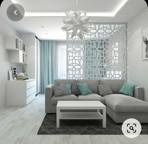 Reka Bentuk Bilik Tidur, Studio Apartment Design, Classy Living Room, Hiasan Bilik Tidur, Laser Cut Mdf, Deco Studio, Studio Apartment Ideas, Apartment Layout, Room Partition Designs