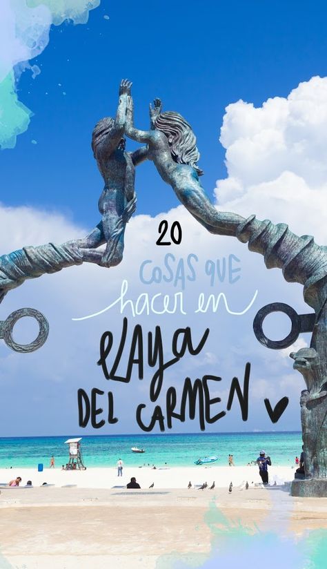 20 cosas que ver y hacer en Playa del Carmen Playa Del Carmen Mexico Outfits, Tulum Travel Guide, Cancun Vacation, Cancun Beaches, Tulum Travel, Maui Vacation, Visit Mexico, Crazy Things, Mexico Vacation