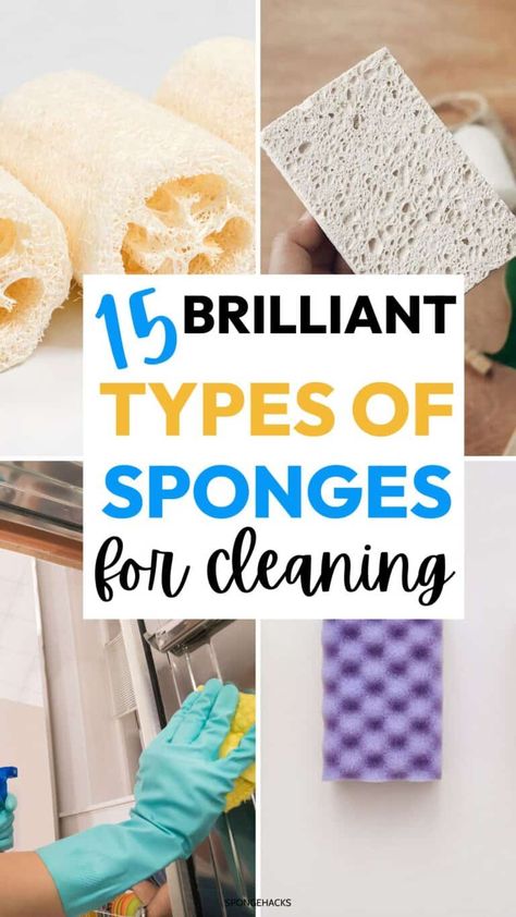 Sponge Hacks, Best Cleaning Hacks, Cleaning Routines, Silicone Sponge, Cleaning Challenge, Loofah Sponge, Scrub Sponge, Cleaning Tips And Tricks