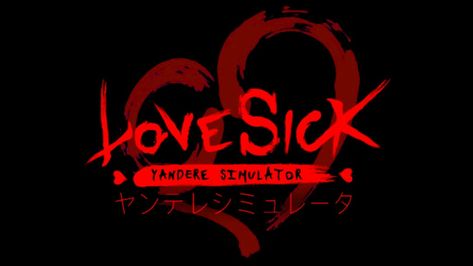 Yandere Red Aesthetic, Red Yandere Pfp, Lovesick Yandere Simulator, Yandere Wallpaper Pc, Love Sick Banner, Love Sick Yandere Simulator, Red Yandere Aesthetic, Love Sick Wallpaper, Yandere Simulator Banner