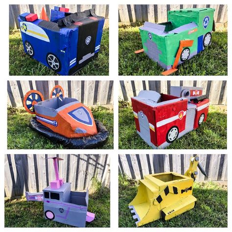 Paw Patrol Costumes Diy, Patrol Paw Party Decorations, Paw Patrol Craft Ideas, Paw Patrol Diy Party Decorations, Paw Patrol Decorations Diy, Halloween Paw Patrol Party, Paw Patrol Diy Crafts, Paw Patrol Stuff, Paw Party Decorations