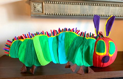 The Very Hungry Caterpillar Pumpkin, Very Hungry Caterpillar Pumpkin, Hungry Caterpillar Pumpkin, Caterpillar Pumpkin, Kindergarten Pumpkin, Pumpkins Kindergarten, Pumpkin Books, Pumpkin Projects, The Very Hungry Caterpillar