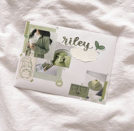 Penpal Envelope Ideas Aesthetic, Pen Pal Letters Aesthetic Envelope, Green Letter Aesthetic, Letter Inspo Aesthetic, Aesthetic Penpal Ideas, Penpal Ideas Letters Aesthetic, Penpal Envelope Ideas, Penpal Letters Aesthetic, Penpal Aesthetic