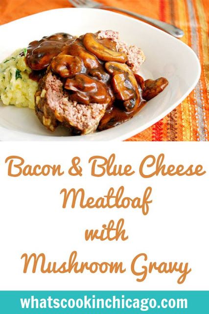 Blue Cheese Meatloaf, Dinner Recipes Bacon, Cheese Gravy, Leftover Bacon, Cheese Meatloaf, Mushroom Meatloaf, Cheese Stuffed Meatloaf, Meatloaf Casserole, Spicy Mushroom