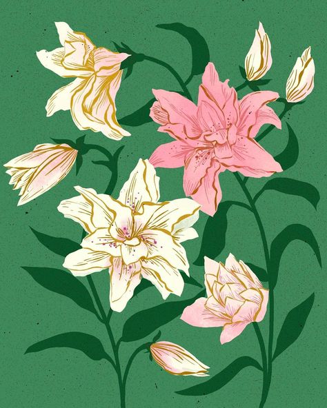 Sally Murphy Design | Summer pinks and greens #doodleadayjune #patternchallengebymel #theydrawandgarden #artlicensing #bouquet #floralillustration… | Instagram Sally Murphy Design, Botanical Flowers Drawing, Peony Drawings, Peonies Drawing, Peony Drawing, Peony Illustration, Flower Doodle, Procreate Drawing, Rose Illustration