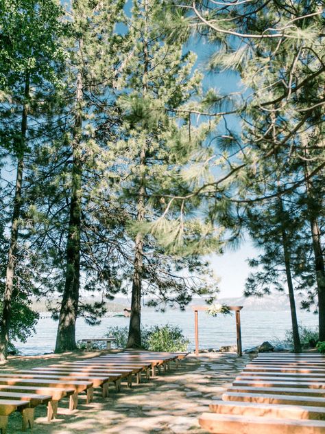 Colorado Lake Wedding, South Lake Tahoe Wedding, Edgewood Lake Tahoe Wedding, Waterfront Wedding Reception, Donner Lake Wedding, Lake Tahoe Micro Wedding, Lake Wedding Colors, Lake Tahoe Wedding Summer, Tahoe Wedding Venues