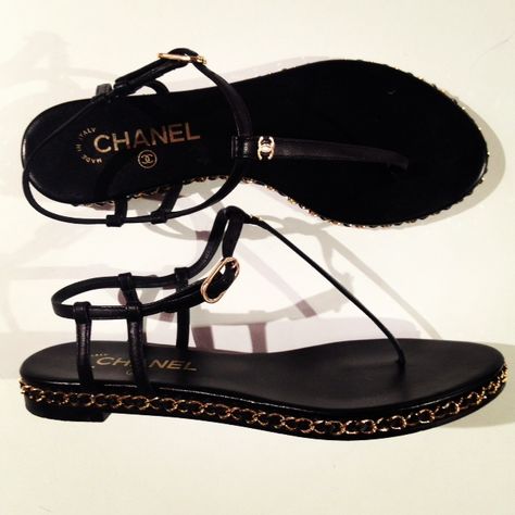 chanel sandals | Sandals: Chanel Sandals Classy Sandals, Tas Gucci, Pretty Sandals, Dream List, Shoes Heels Classy, Manolo Blahnik Heels, Hello Lover, Shoes Outfit Fashion, Classy Shoes