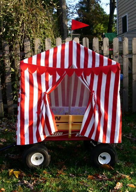 Looking for "circus tent" fabric (wide striped pattern) - Authors Denise & Alan Fields / Windsor Peak Press Book Forums Wagon Costume, Circus Halloween Costumes, Circus Vintage, Carnival Birthday Party, Halloween Circus, Carnival Decorations, Circus Circus, Tent Fabric, Circus Tent