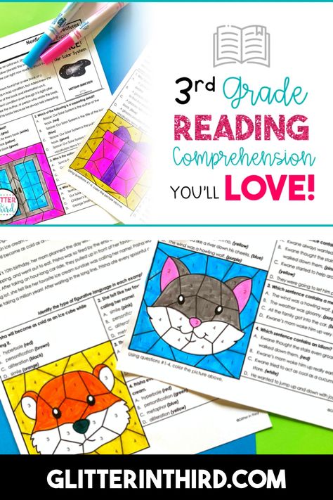 3 Rd Grade Reading Comprehension, Third Grade Comprehension Activities, Fun Reading Activities For 3rd Grade, 3rd Grade Reading Comprehension Free, 3rd Grade Reading Activities, 3rd Grade Comprehension, 3rd Grade Reading Worksheets, Reading Comprehension Grade 3, Comprehension Activities 3rd Grade