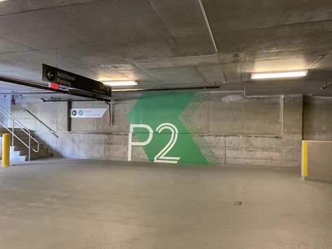 Car Parks, Environmental Graphic Design, Environmental Graphics, Car Parking, Virginia, Garage, Graphic Design, Signs, Cars