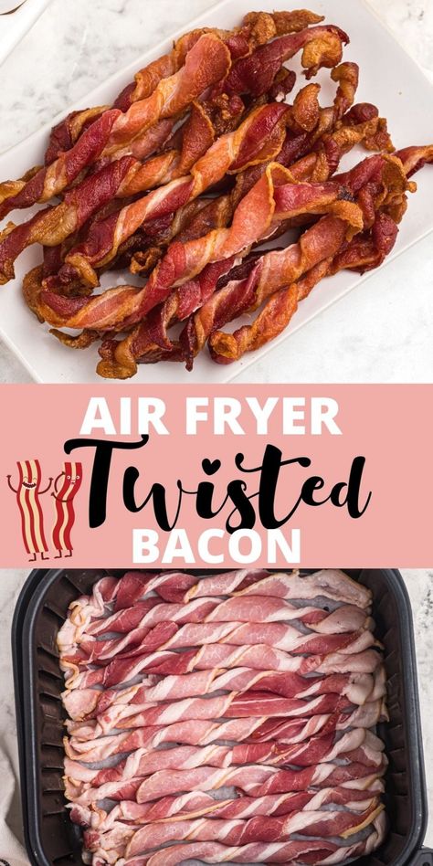 Air Fryer Recipes Gourmia, Healthy Easy Dinner Air Fryer, Airfryer Bacon Recipe, Bacon Jerky Air Fryer, Air Fryer Chorizo, Air Frying Bacon, Air Fryer Recipes Dehydrate, Air Fryer Power Xl Recipes, Air Fryer Meals For Diabetics