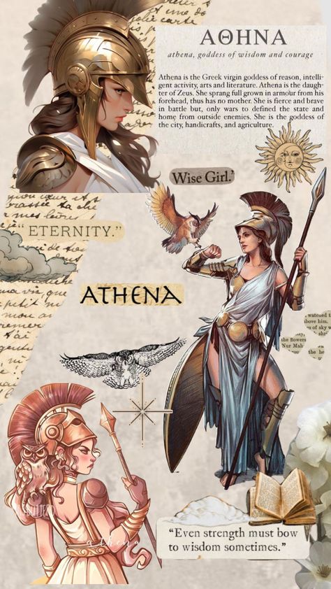 #vintage #books #wallpaper #quotes #fpy #idk #aesthetic #aestheticgirl #wisdom #wisegirl #athena #greece #greekgoddess #greekmythology #pretty #beuty Athena, goddess of wisdom. Vintage Books Wallpaper, Athena Greece, Greek Mythology Costumes, Greek Goddess Aesthetic, Athena Aesthetic, Idk Aesthetic, Athena Greek Goddess, Athena Goddess Of Wisdom, Athena Tattoo