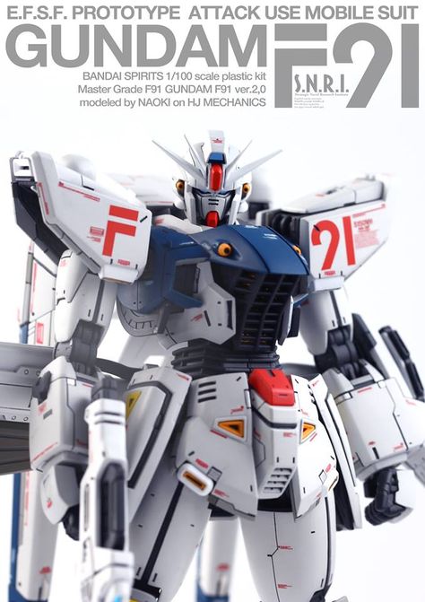 Custom Build: MG 1/100 Gundam F91 Ver. 2.0 - Gundam Kits Collection News and Reviews F91 Gundam, Gundam F91, Frame Arms Girl, Tech Gear, Frame Arms, Custom Gundam, Custom Paint Jobs, Gundam Art, Mecha Anime