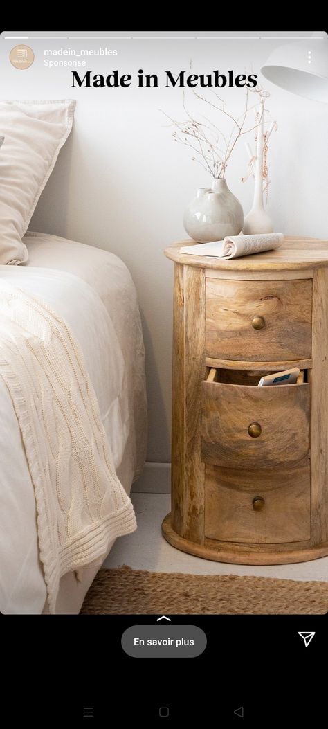 Aesthetic Bedroom, Dresser As Nightstand, Sweet Home, New Homes, Chiffon, The Unit, Bedroom, Furniture, Home Decor