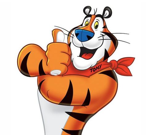 tonythetiger Cereal Characters, Tiger Species, Chester Cheetah, The Wild Thornberrys, Tony The Tiger, Zeus And Hera, Cat Species, Striped Cat, Mascot Design