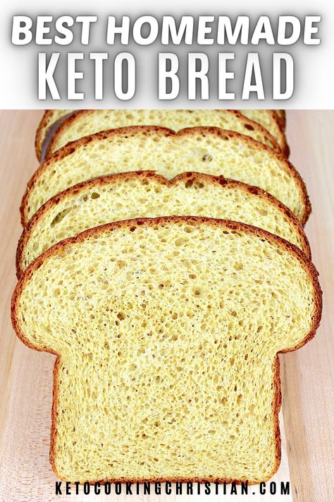 Learn how to make the absolute Best Homemade Keto Bread you have ever tasted! From the perfect texture to the amazing way it smells, this recipe is total game changer in Keto baking! #ketobread #lowcarbbread #homemadebread Banting Bread Recipe, How To Make Keto Bread, Keto King Bread Recipe, Keto Bread With Yeast, Diy Keto Bread, Easy Keto Bread Recipes For Beginners, Homemade Keto Bread Recipes, Keto Bread Recipes For Bread Machine, Keto Yeast Bread Recipes