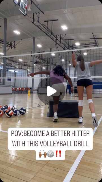 How To Improve Your Hitting Volleyball, 6 2 Volleyball Rotation Diagram, Hitting Volleyball, Volleyball Videos, Volleyball Gifs, Volleyball Practice, Volleyball Tips, Volleyball Training, Volleyball Drills