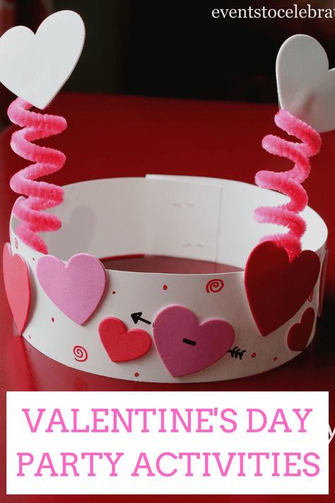 Preschool Valentines Day Party Ideas, Diy Valentine Mailbox Ideas, Valentine Preschool Party, Valentines Toddler Activities, Valentines Day Worksheets, Vday Crafts, Preschool Valentines Activities, Classroom Valentines Party, Kids Valentine Party