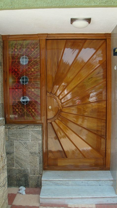 Teakwood Door Designs, Teak Wood Main Door Design Entrance Modern, Teak Wood Main Door Design Modern, Single Door Design Front Entry, Latest Indian Main Door Designs, Teak Wood Main Door Design Entrance Indian, Wood Main Door Design, Teak Wood Main Door Design, Teak Wood Main Door