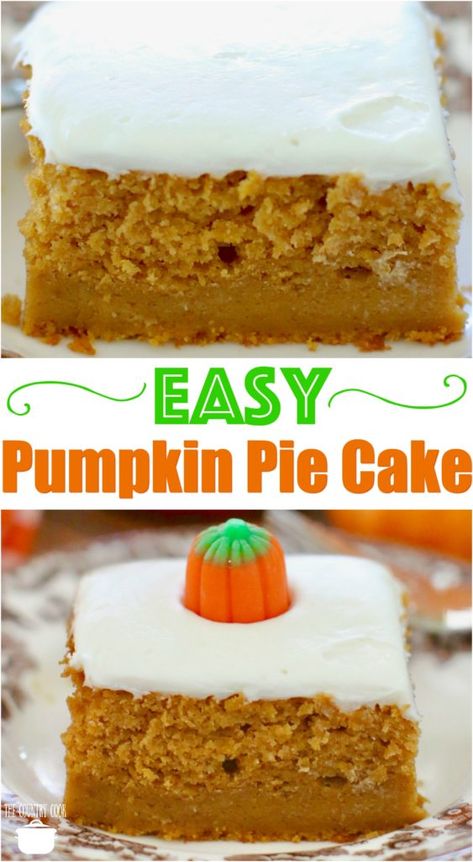 Canned Pumpkin Pie Filling Recipes Desserts, Pumpkin Pie Sheet Cake, Easy Pumpkin Pie Cake, Pumpkin Pie Taco, Pumpkin Mix Recipes, How To Cook A Pie Pumpkin, Punkin Cake Recipes Easy, Cakemix Dessert Recipes, Impossible Pie Recipes Bisquick