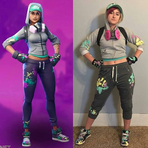 Victory #1 !!! ⛳️ 🍅 FORTNITE Cosplay by me! • • Are you following this cosplayer??? ...->>> @theholychan <<<... • #fortnite #Aerosoleset… Costume Ideas Simple, Fortnite Costume, Fortnite Cosplay, Video Game Costumes, Easy Costumes, Cute Halloween Costumes, Halloween 2019, Halloween Disfraces, Outfit Style