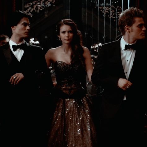 Mikaelson Ball, Vampire Diaries Songs, Chris Wood Vampire Diaries, Elena Damon, Ball Aesthetic, Damon And Stefan, Vampire Diaries Seasons, Vampire Diaries Cast, Caroline Forbes