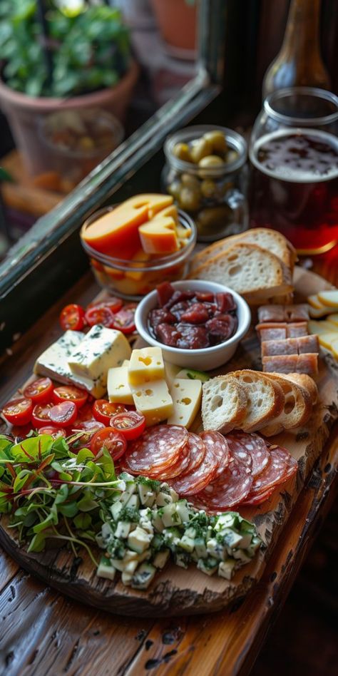 Charcuterie Board Theme Party, Fun Charcuterie Board, Old English Pub, Ploughman's Lunch, Gourmet Lunch, Ploughmans Lunch, Munchies Snacks, Charcuterie Appetizers, Pub Grub