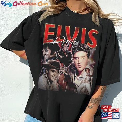 Vintage Elvis Presley 90S Shirt Sweatshirt Classic T-Shirt Check more at https://katycollection.com/product/vintage-elvis-presley-90s-shirt-sweatshirt-classic-t-shirt/ Elvis Presley Merch, Elvis Presley T Shirts, 90s Shirts, Workout Accessories, Graphic Tee Shirts, Elvis Presley, Classic T Shirts, Graphic Tees, Tee Shirts