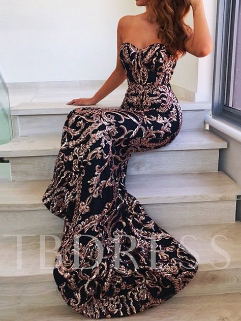 Elegant Sleeveless Sequins Floor-Length Floral Women's Dress Pageant Dresses For Teens, Black Lace Prom Dress, Chic Prom Dresses, Mermaid Sweetheart, Elegant Bridesmaid Dresses, Backless Bodycon Dresses, Evening Dresses Online, Sequin Wedding, Long Prom Gowns