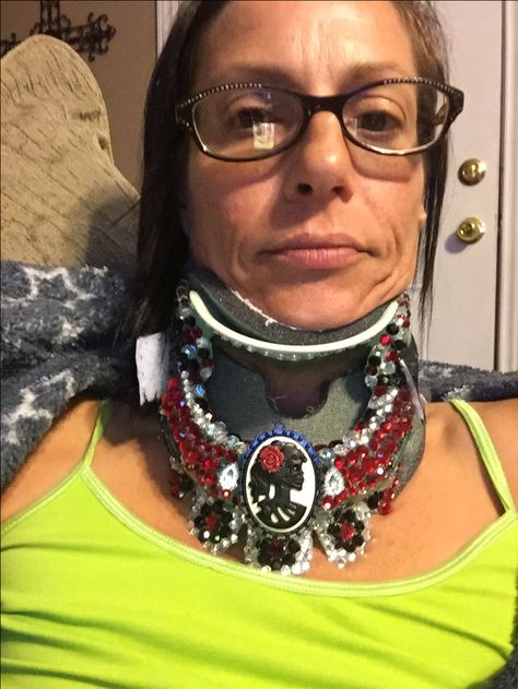 Chain Braces, Headgear Braces, Snookie Neck Brace, Body Anatomy, Braces, Crochet Necklace, Collar, It Cast, Crochet