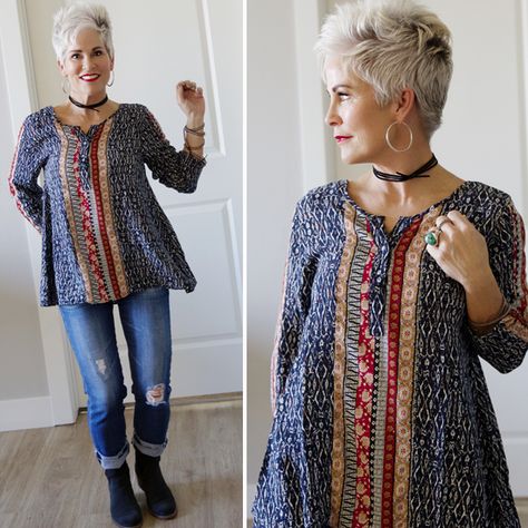 Bohemian Schick, Boho Fashion Over 40, Stile Boho Chic, Moda Hippie, Look Boho Chic, Chic Over 50, Estilo Hippie, Mode Boho, 60 Fashion