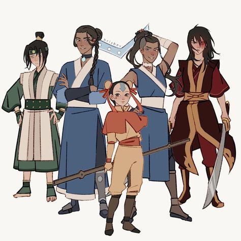 Zuko Katara, Avatar The Last Airbender Funny, Avatar Funny, The Last Avatar, Avatar Cartoon, Avatar Fan Art, Avatar The Last Airbender Art, Team Avatar, Avatar Characters